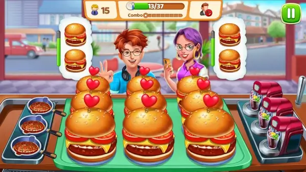 trò chơi nấu ăn : Cooking Town MOD