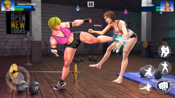 Bodybuilder GYM Fighting Game MOD