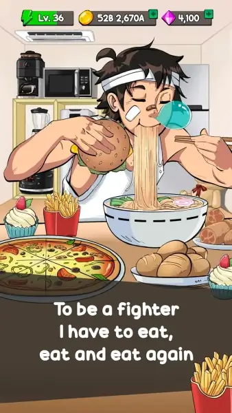 Food Fighter Clicker - Game Ăn MOD