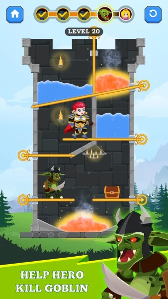 Hero Rescue - Câu Đố Hack Não MOD