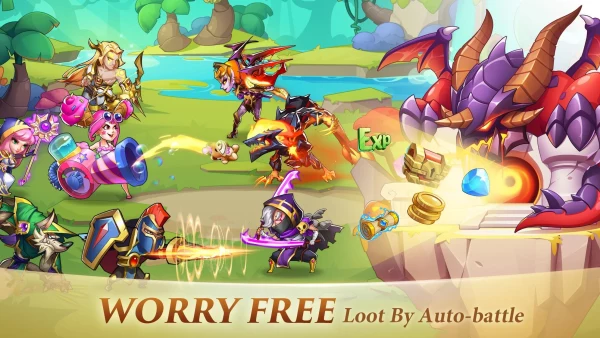 Idle Heroes -Anh Hùng Ánh Sáng MOD