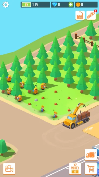 Lumber Tycoon: Game Kinh doanh MOD